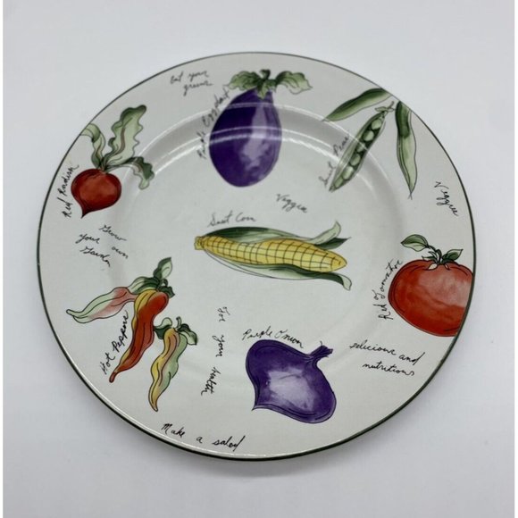 Garden Delight By Furio Serving Plate 8" - Picture 2 of 8